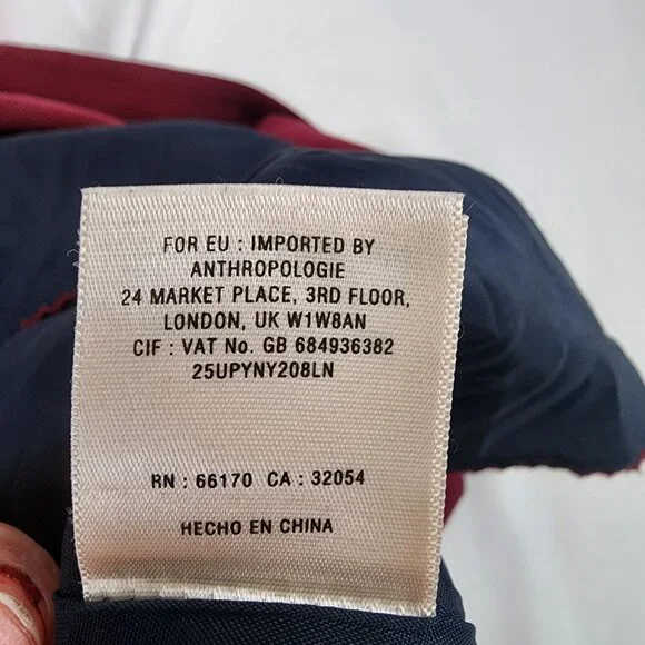 Leifnotes Pink & Burgundy Sleeveless Wrap Dress With Tie Waist - Size 10P - Picture 5 of 15